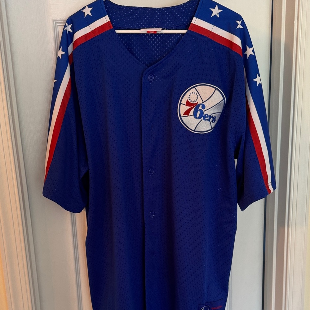 Mitchell & Ness Royal Blue HWC NBA Jersey